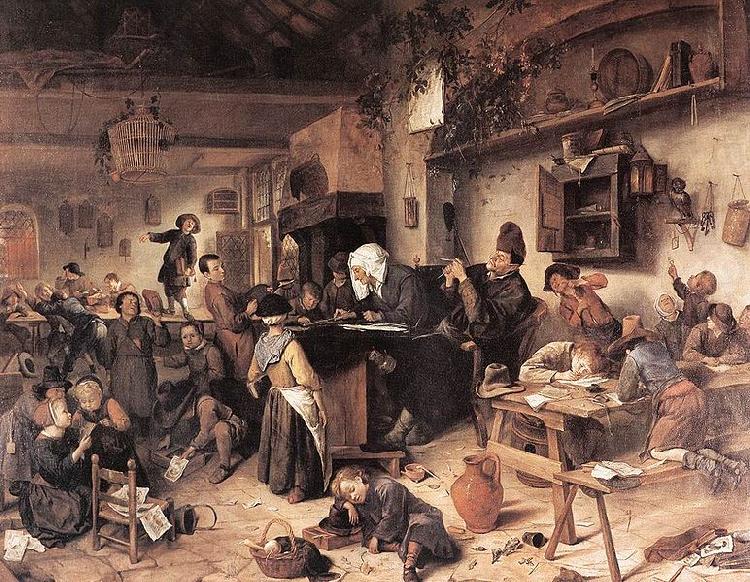 Jan Steen Village School china oil painting image